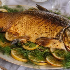 Gebackener Karpfen