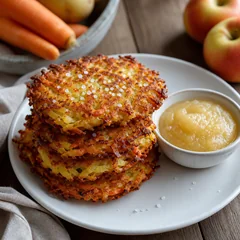 Erdäpfel-Möhren-Puffer