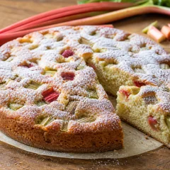 Rhabarber-Kuchen