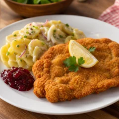Wiener Schnitzel mit Erdäpfelsalat